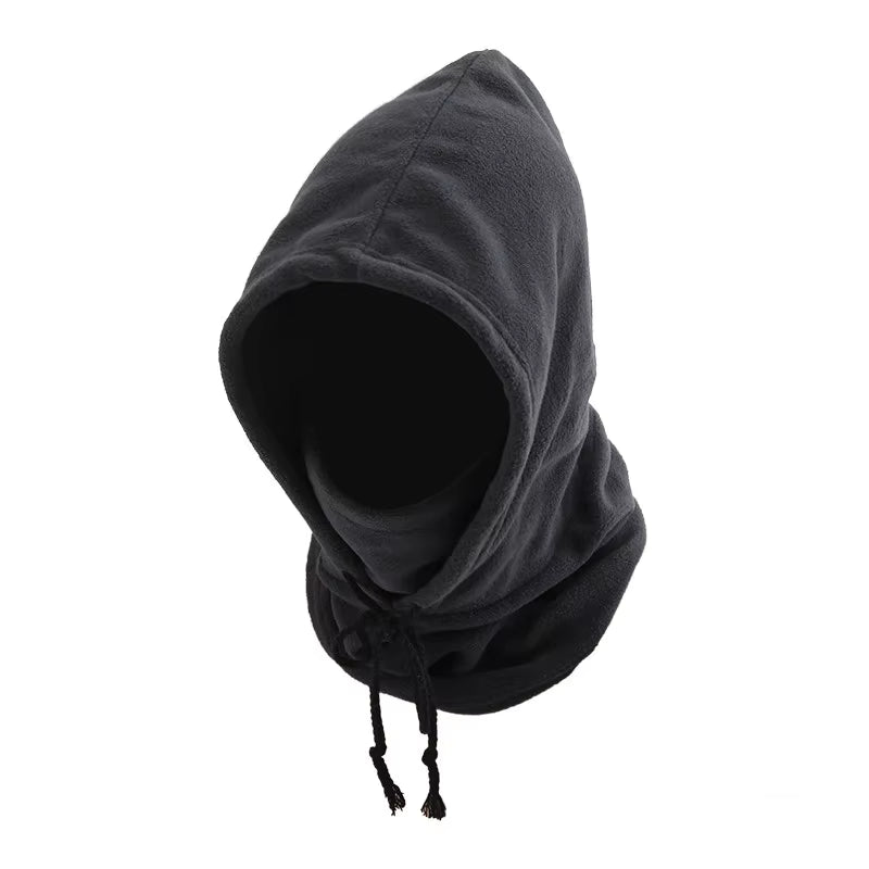 Windproof Hood with Drawstring for Cold Weather