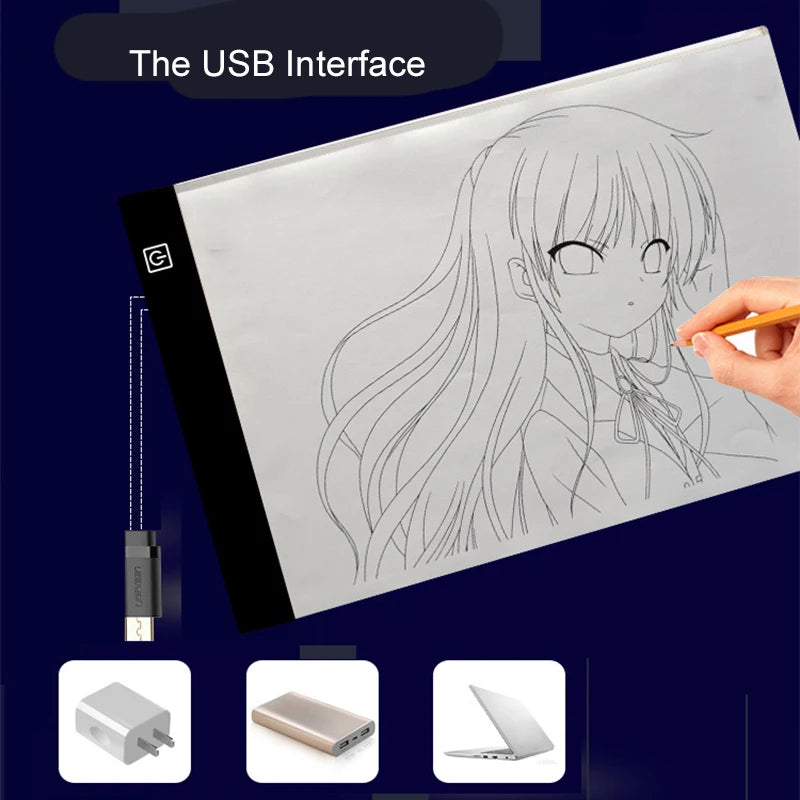 LED Drawing Copy Pad for Kids