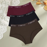 3-Pack Cotton Letter-Belt Women’s Underwear