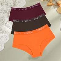 3-Pack Cotton Letter-Belt Women’s Underwear
