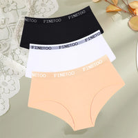 3-Pack Cotton Letter-Belt Women’s Underwear