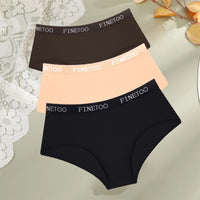 3-Pack Cotton Letter-Belt Women’s Underwear