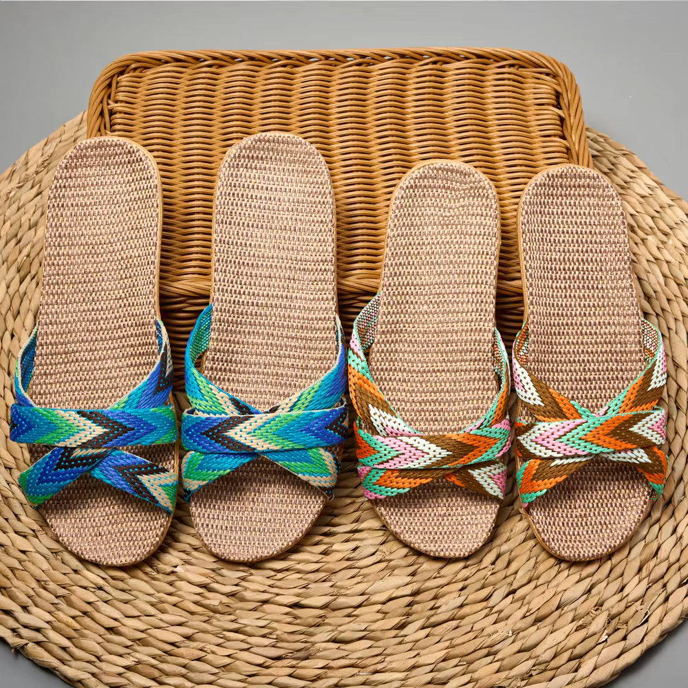 Soft Linen Indoor Shoes for Comfort